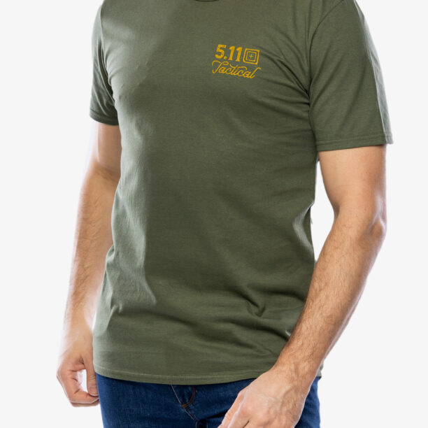 Cumpăra Tricou cu imprimeu 5.11 Emea Good Fight S/S Tee - military green