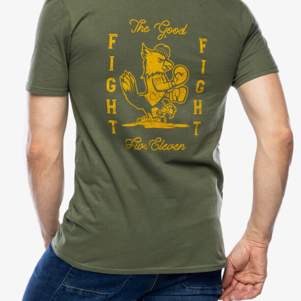 Preţ Tricou cu imprimeu 5.11 Emea Good Fight S/S Tee - military green