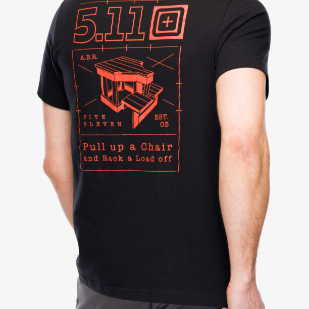 Preţ Tricou cu imprimeu 5.11 Pull Up a Chair S/S - black