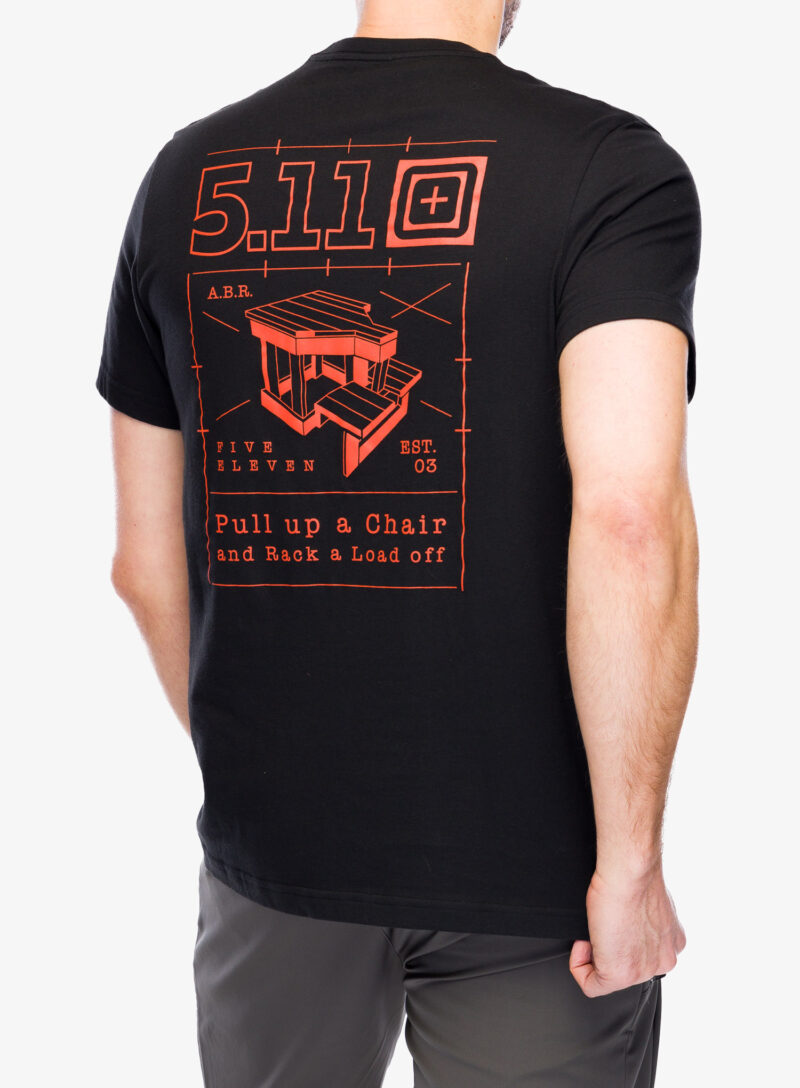 Preţ Tricou cu imprimeu 5.11 Pull Up a Chair S/S - black