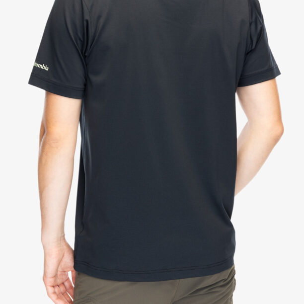 Tricou cu imprimeu Columbia Ice Lake II SS Tee - black/boundless borders preţ