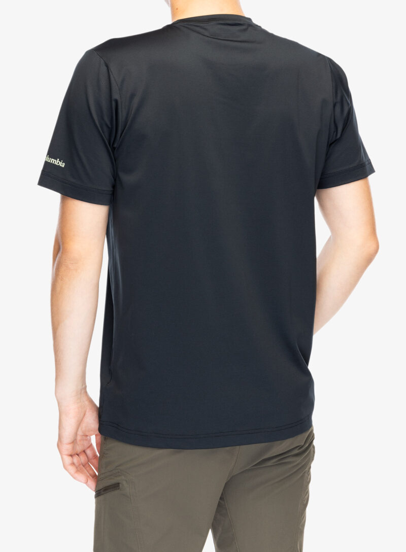 Tricou cu imprimeu Columbia Ice Lake II SS Tee - black/boundless borders preţ