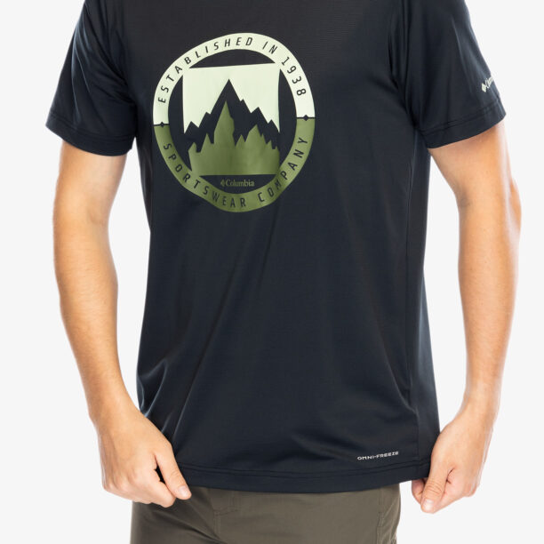 Cumpăra Tricou cu imprimeu Columbia Ice Lake II SS Tee - black/boundless borders