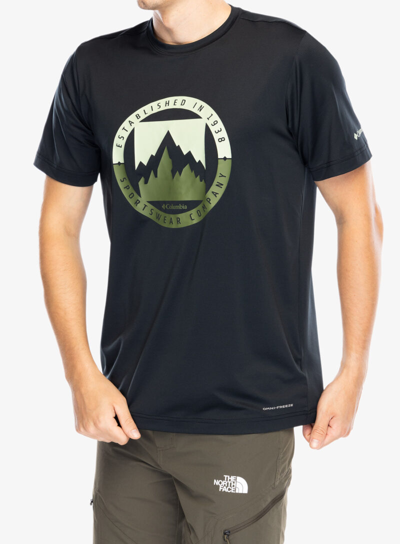 Cumpăra Tricou cu imprimeu Columbia Ice Lake II SS Tee - black/boundless borders