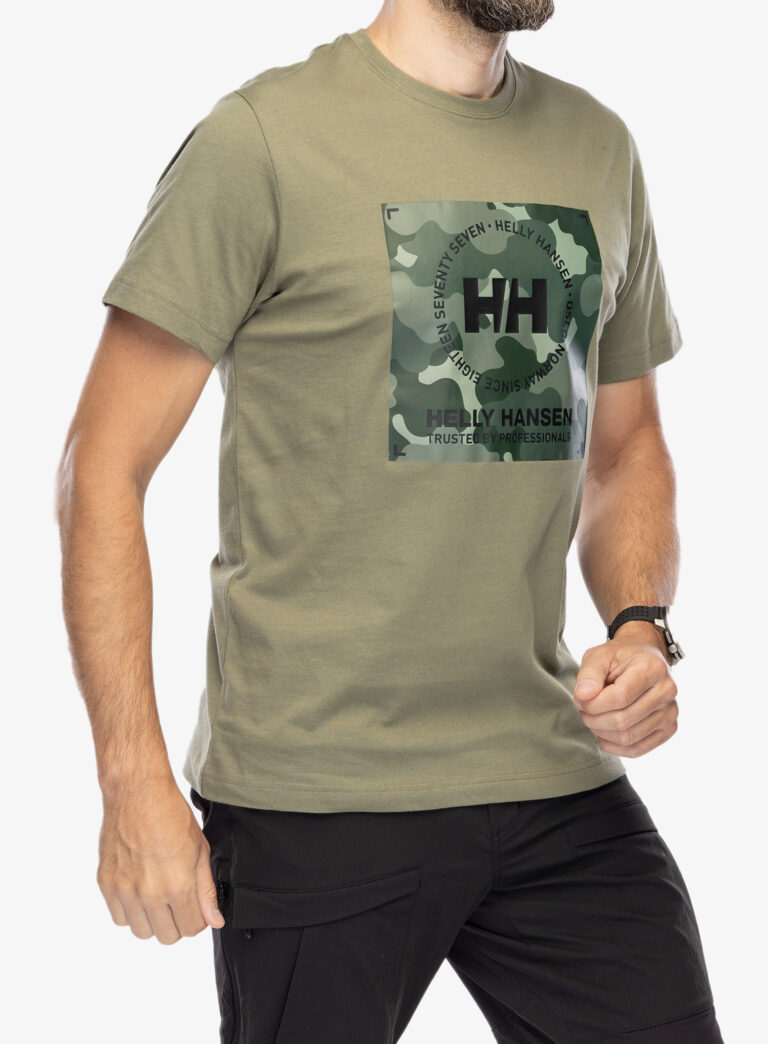 Original Tricou cu imprimeu Helly Hansen Core Graphic T-Shirt - lav green