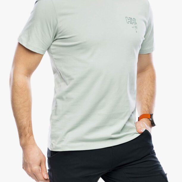 Cumpăra Tricou cu imprimeu Helly Hansen F2F Organic Cotton Tee 2.0 - green mist