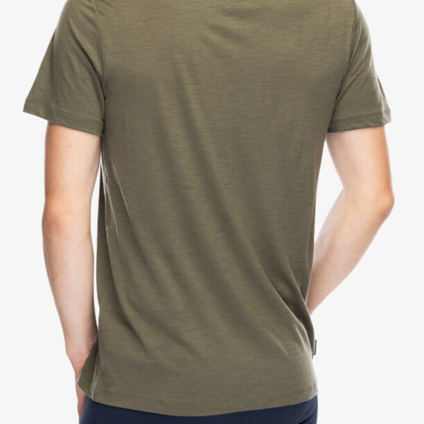 Tricou cu imprimeu Icebreaker Merino 150 Tech Lite III SS Tee IB Grown Naturally - loden preţ