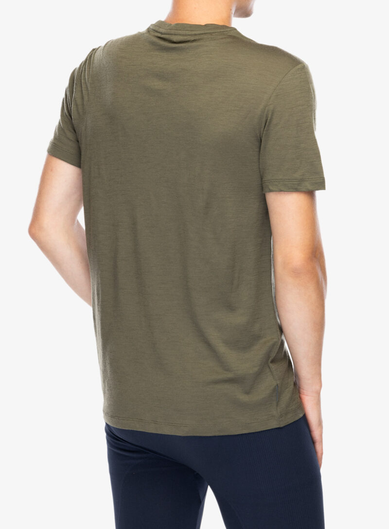 Preţ Tricou cu imprimeu Icebreaker Merino 150 Tech Lite III SS Tee IB Grown Naturally - loden