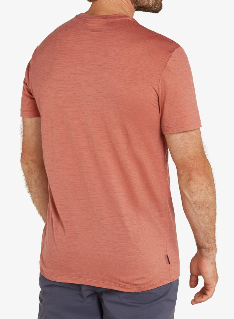 Tricou cu imprimeu Icebreaker Merino 150 Tech Lite SS T Camp Essentials - cedar wood preţ