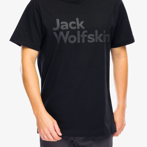 Tricou cu imprimeu Jack Wolfskin Brand T - black