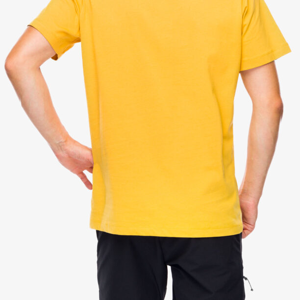 Preţ Tricou cu imprimeu Jack Wolfskin Brand T - mustard