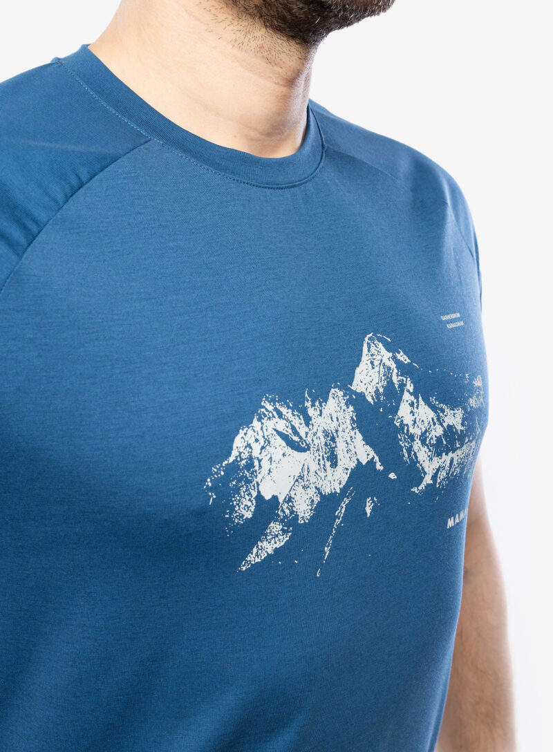 Original Tricou cu imprimeu Mammut Mountain 8035 m T-Shirt - deep ice