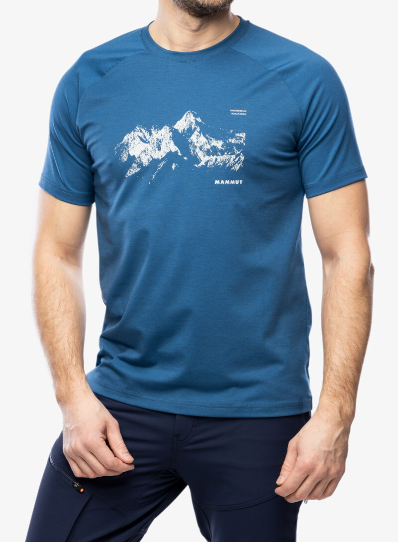 Tricou cu imprimeu Mammut Mountain 8035 m T-Shirt - deep ice