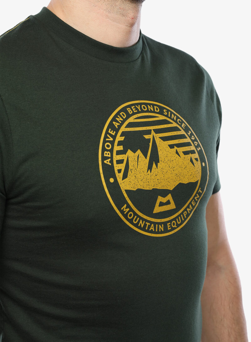 Original Tricou cu imprimeu Mountain Equipment Roundel Tee - conifer