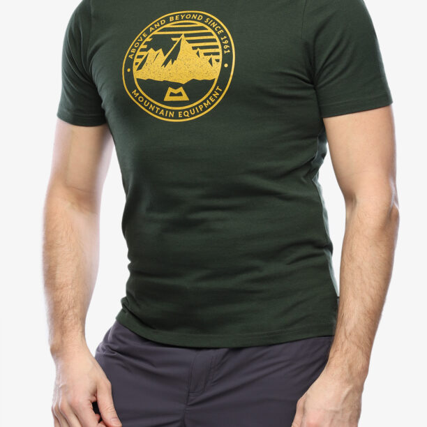 Tricou cu imprimeu Mountain Equipment Roundel Tee - conifer