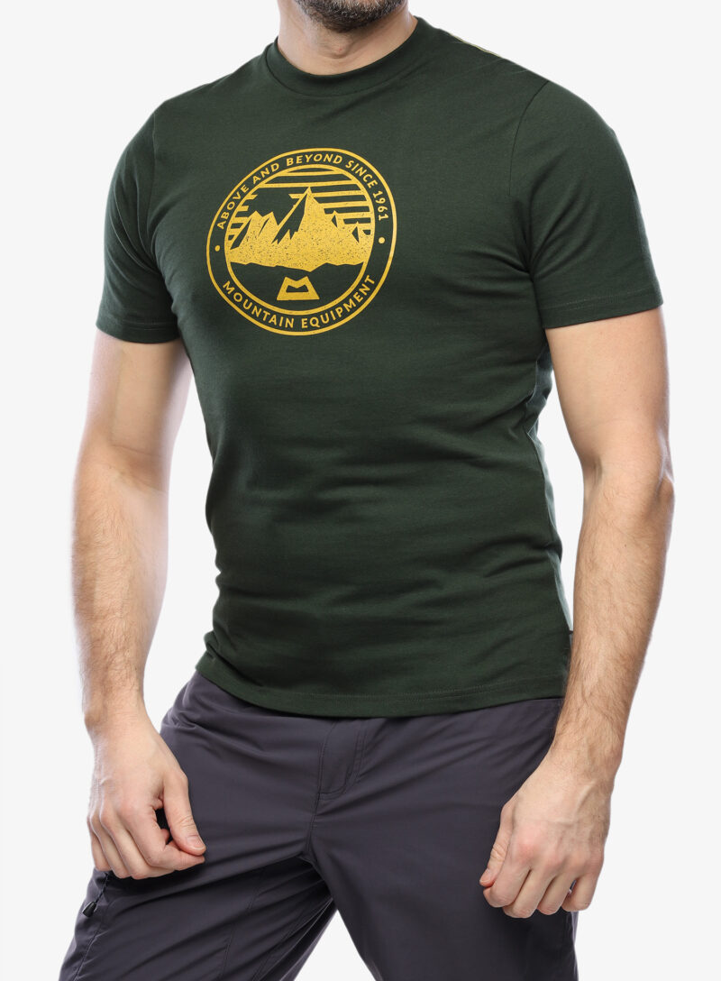 Tricou cu imprimeu Mountain Equipment Roundel Tee - conifer