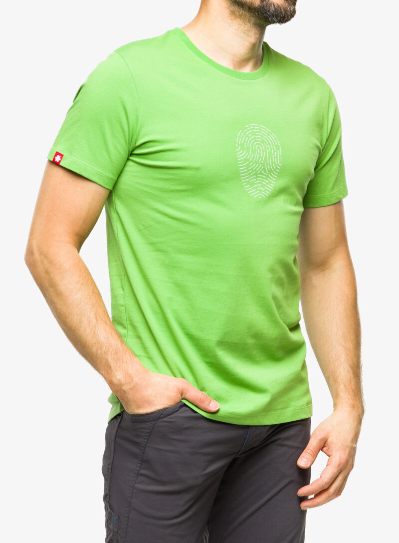 Cumpăra Tricou cu imprimeu Ocun Classic T Fingerprint - green spindle tree