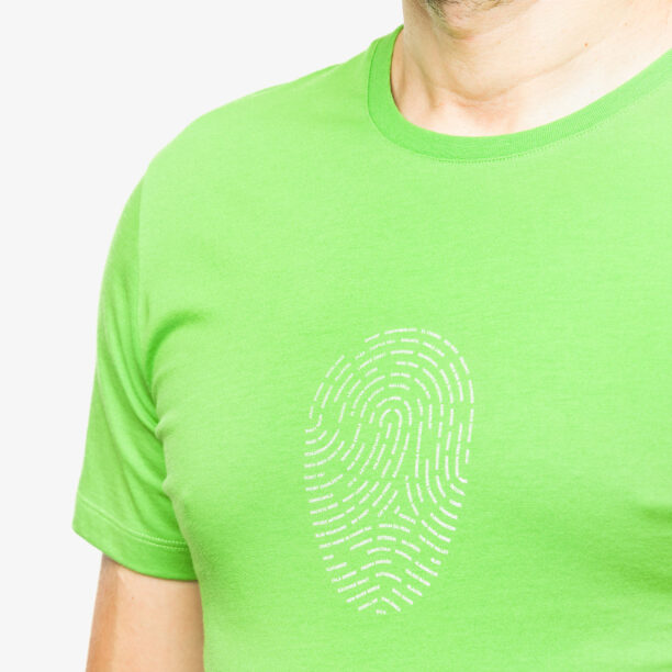 Original Tricou cu imprimeu Ocun Classic T Fingerprint - green spindle tree