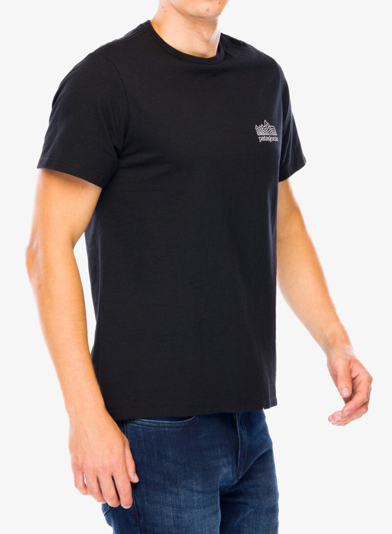 Preţ Tricou cu imprimeu Patagonia Strataspire Responsibili-Tee - black