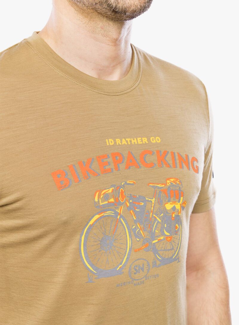 Original Tricou cu imprimeu Super.natural Bikepacking Tee - oak/various