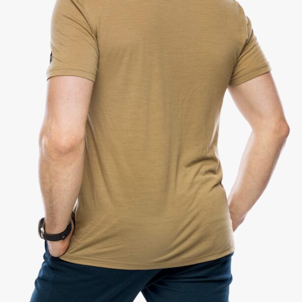 Tricou cu imprimeu Super.natural Sn Sailor Tee - oak/jet black/dried sage preţ