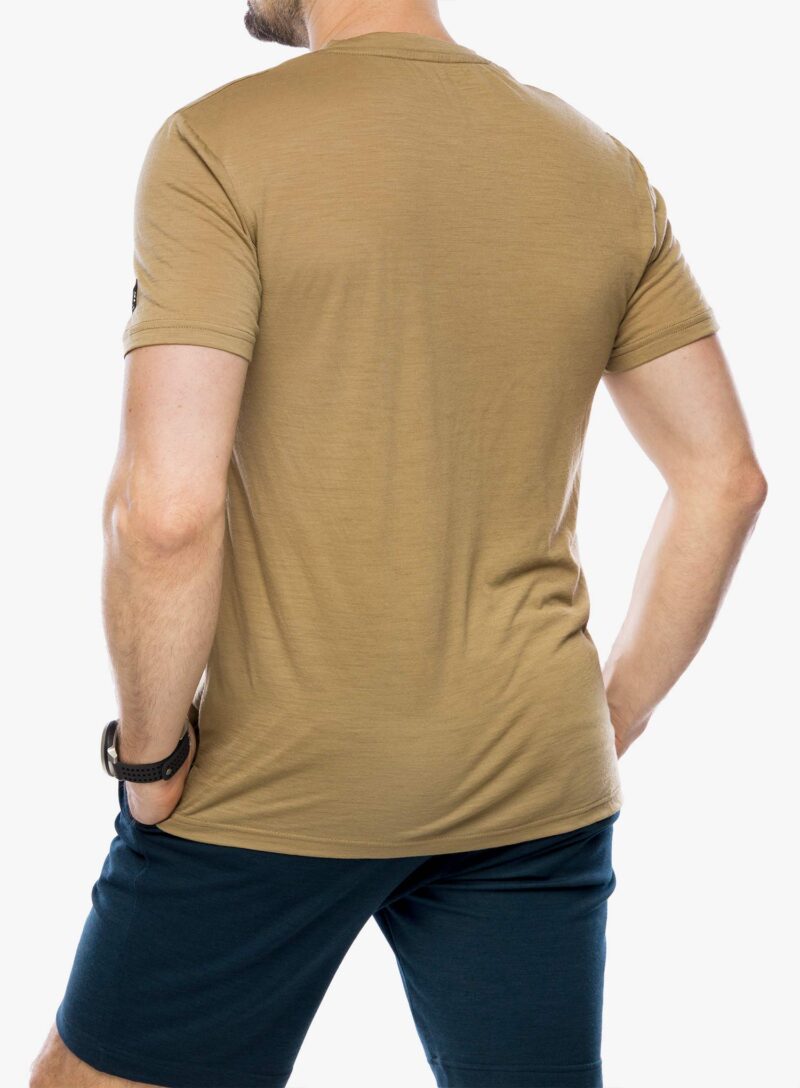 Tricou cu imprimeu Super.natural Sn Sailor Tee - oak/jet black/dried sage preţ