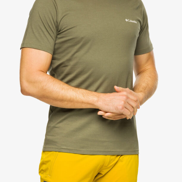 Cumpăra Tricou cu imprimeu barbati Columbia CSC Seasonal Logo Tee - stone green/timberline trails