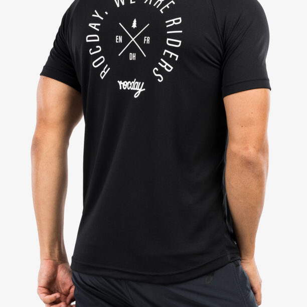 Tricou cu imprimeu barbati Rocday Roost - black preţ