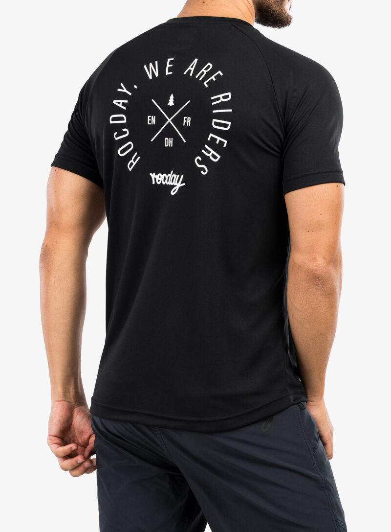 Tricou cu imprimeu barbati Rocday Roost - black preţ