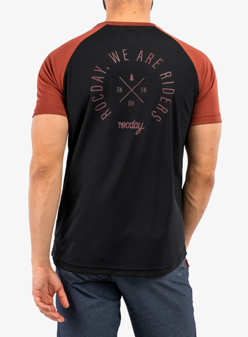 Tricou cu imprimeu barbati Rocday Roost - black/red preţ