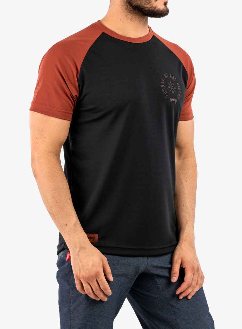 Cumpăra Tricou cu imprimeu barbati Rocday Roost - black/red