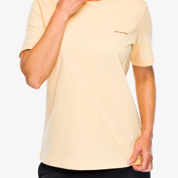 Cumpăra Tricou cu imprimeu femei Columbia Boundless Beauty Logo S/S Tee - sunkissed/simple gorge