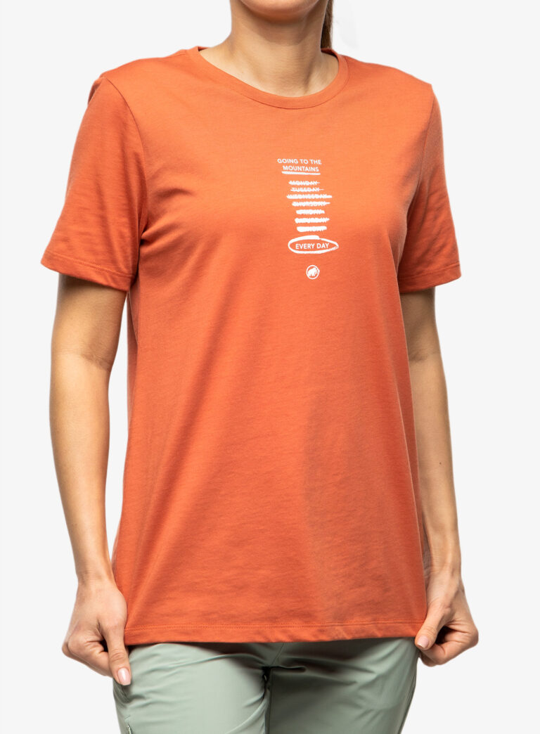 Cumpăra Tricou cu imprimeu femei Mammut Core T-Shirt Every Day - terracotta