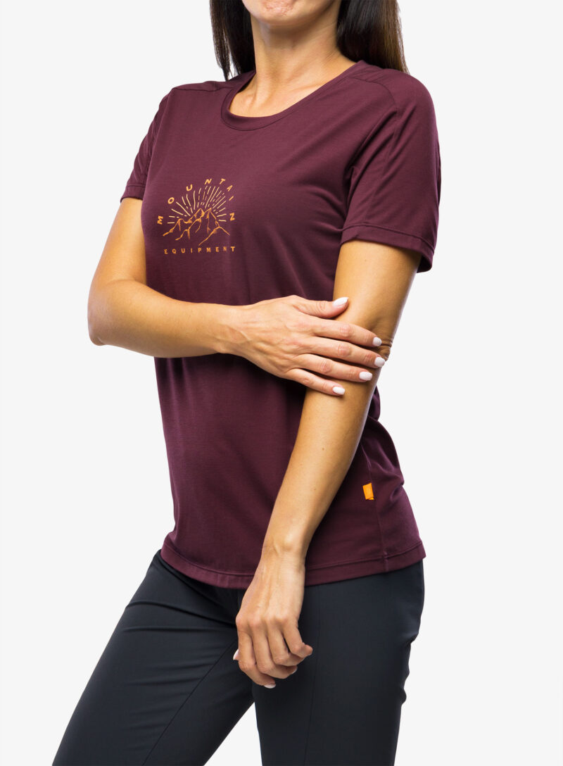 Cumpăra Tricou cu imprimeu femei Mountain Equipment Headpoint Ray Tee - raisin