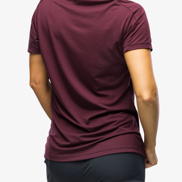 Preţ Tricou cu imprimeu femei Mountain Equipment Headpoint Ray Tee - raisin