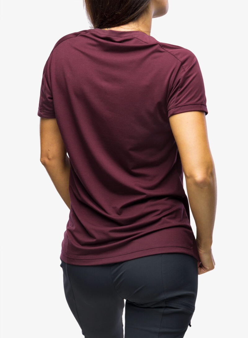 Preţ Tricou cu imprimeu femei Mountain Equipment Headpoint Ray Tee - raisin