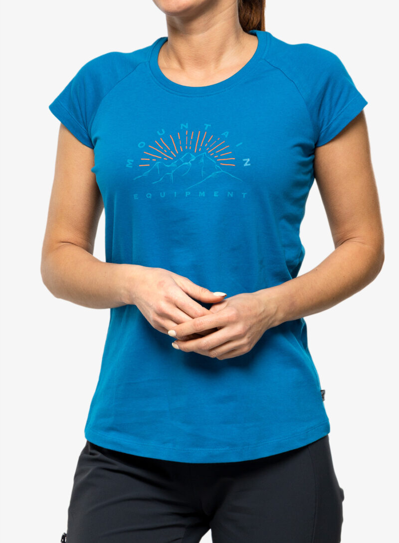 Cumpăra Tricou cu imprimeu femei Mountain Equipment Ray Tee - majolica blue