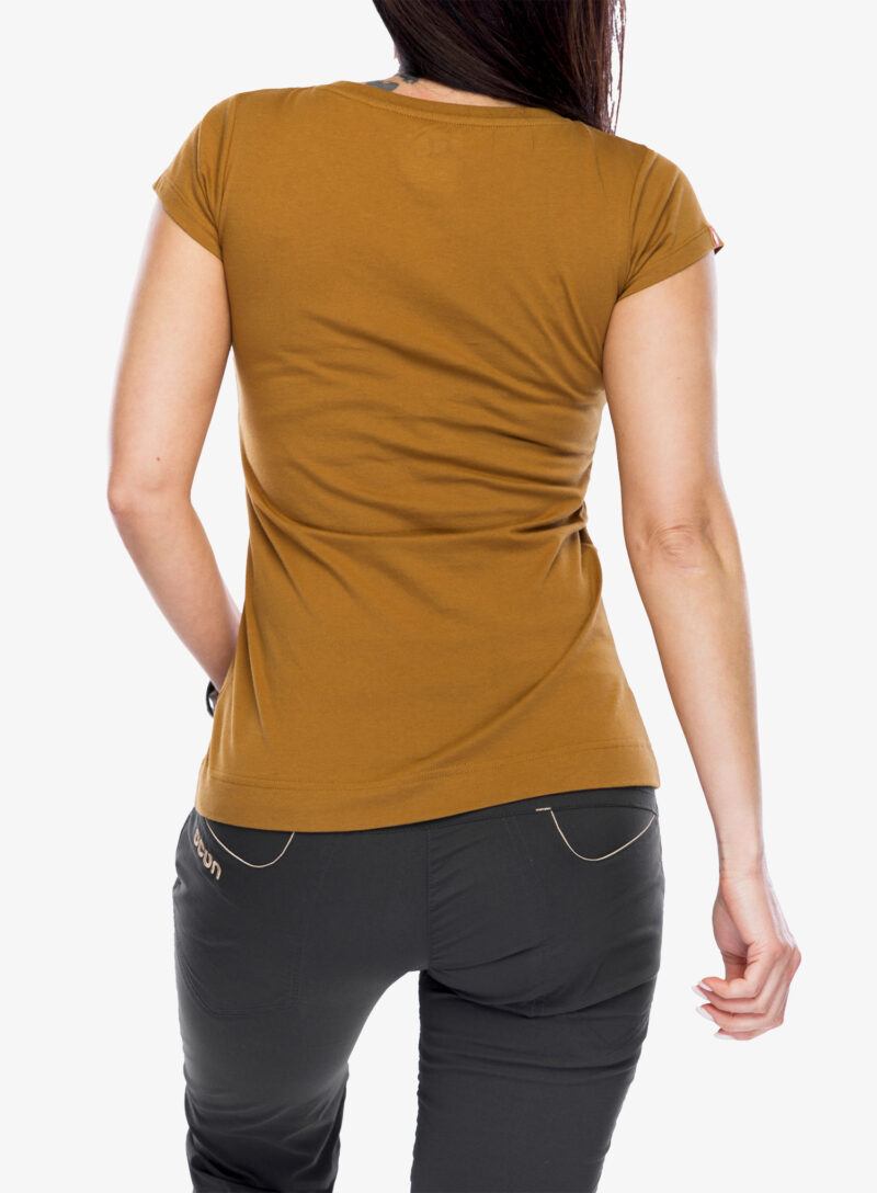 Tricou cu imprimeu femei Ocun Classic T Stoneman - brown bronze preţ