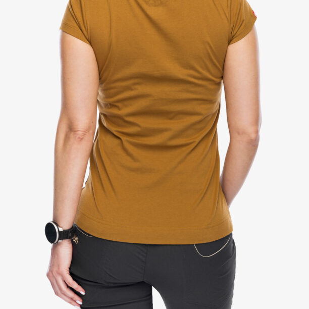 Preţ Tricou cu imprimeu femei Ocun Classic T Stoneman - brown bronze