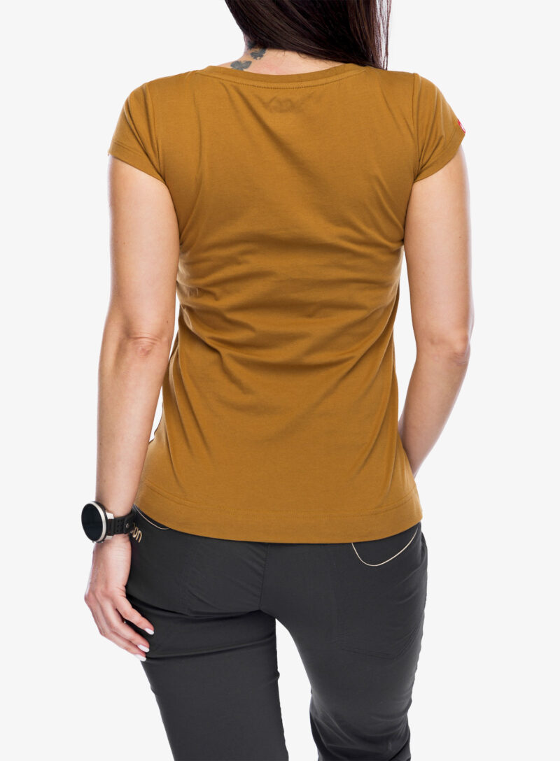 Preţ Tricou cu imprimeu femei Ocun Classic T Stoneman - brown bronze