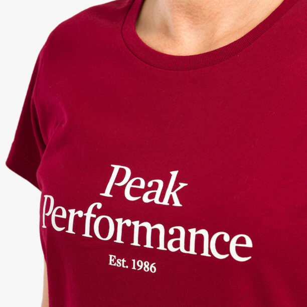 Original Tricou cu imprimeu femei Peak Performance Original Tee - rogue red