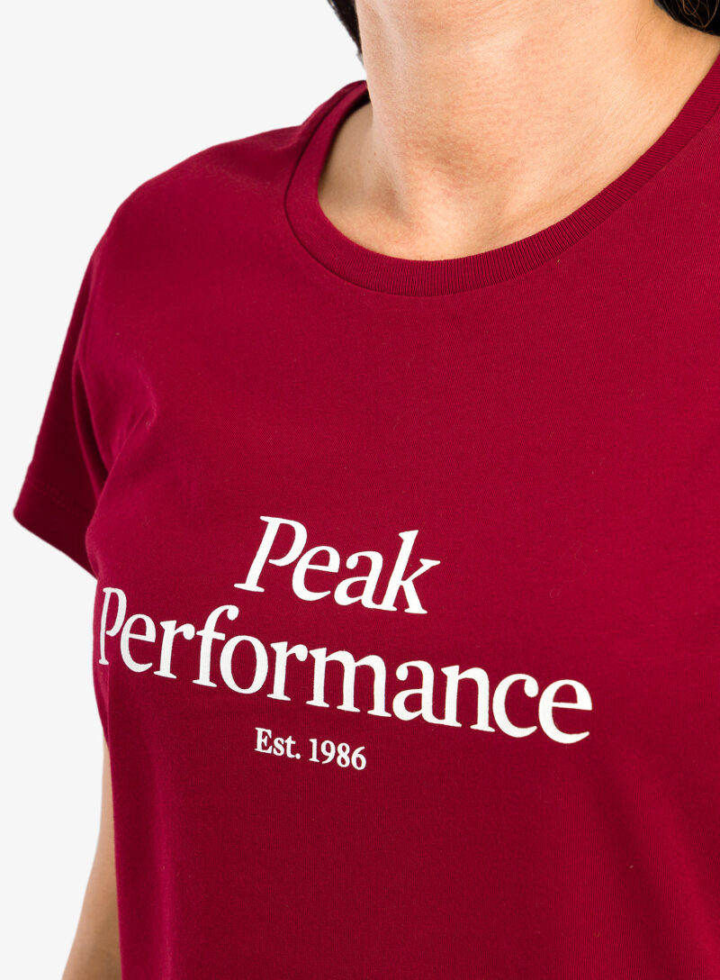 Original Tricou cu imprimeu femei Peak Performance Original Tee - rogue red