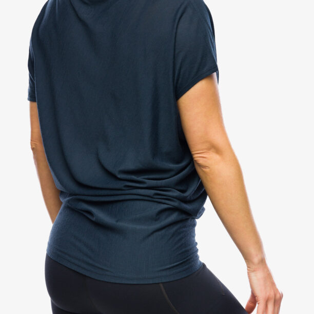 Preţ Tricou cu lana merinos femei Super.natural Yoga Loose Tee - blueberry