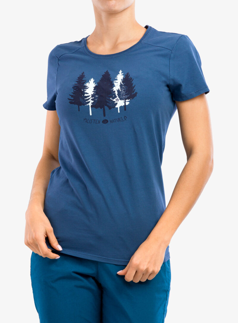 Cumpăra Tricou escaladă femei E9 5Trees - vintage blue