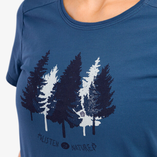 Original Tricou escaladă femei E9 5Trees - vintage blue