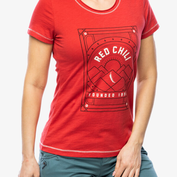 Cumpăra Tricou escaladă femei Red Chilli Wo Satori T-Shirt III - sumac