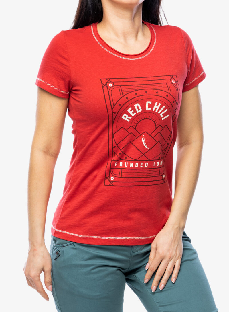 Cumpăra Tricou escaladă femei Red Chilli Wo Satori T-Shirt III - sumac