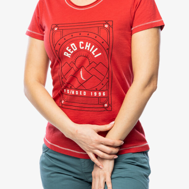 Original Tricou escaladă femei Red Chilli Wo Satori T-Shirt III - sumac