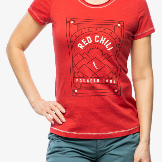 Tricou escaladă femei Red Chilli Wo Satori T-Shirt III - sumac