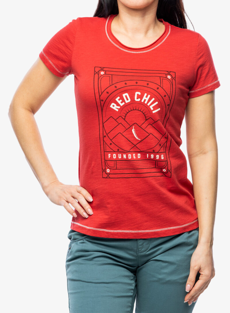 Tricou escaladă femei Red Chilli Wo Satori T-Shirt III - sumac